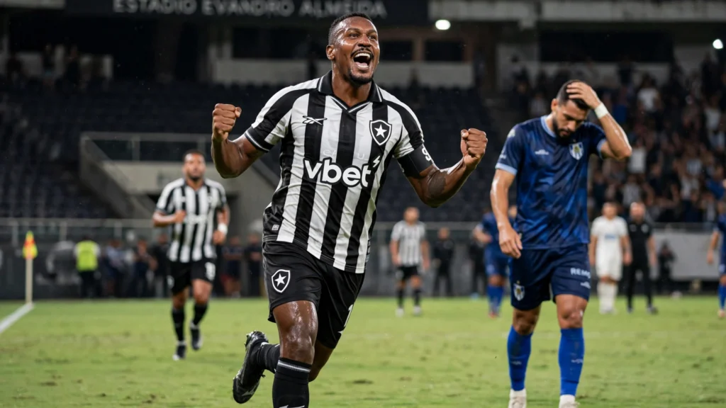 Gol de Edenilson reacende esperança no Botafogo, mas derrota mantém alerta ligado