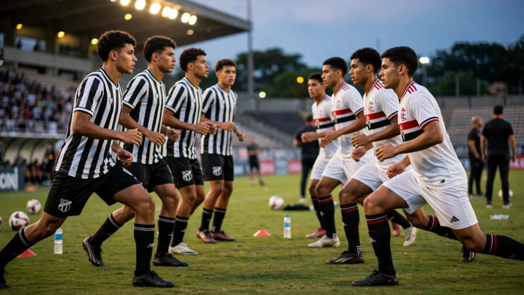 Ceará x São Paulo agita a Copa do Brasil Sub-20, mas escalações seguem sem confirmação