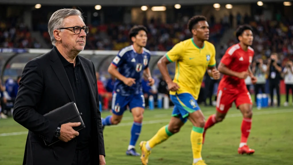 Ancelotti anuncia convocação da Seleção e põe Japão e Singapura no radar
