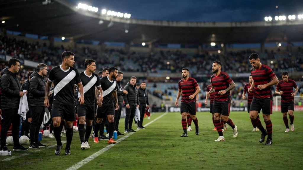Vasco muda seis peças para encarar o Flamengo e preservar titulares