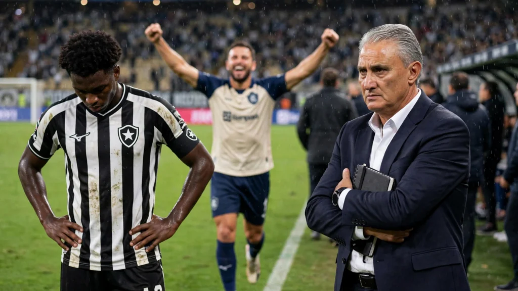 Derrota para o Remo amplia cobrança sobre Tite e expõe instabilidade no Botafogo