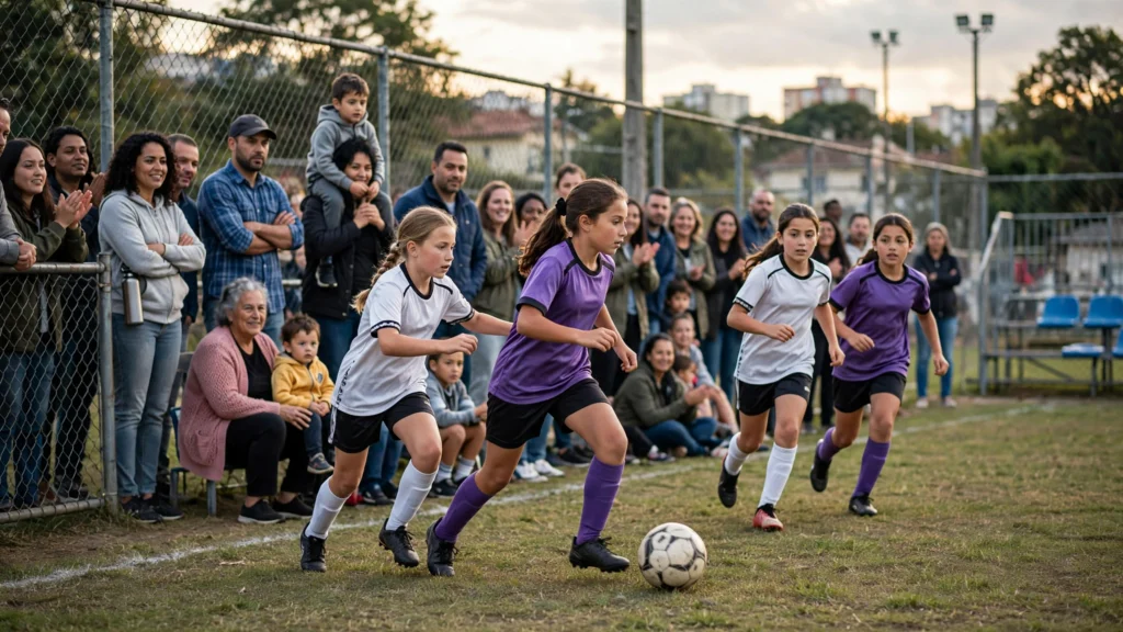 Leoas do Futuro mobiliza famílias e abre caminho para meninas no futebol