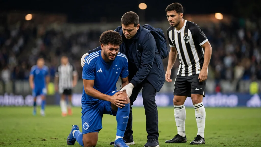 João Marcelo para no melhor momento e perde reta final do Cruzeiro
