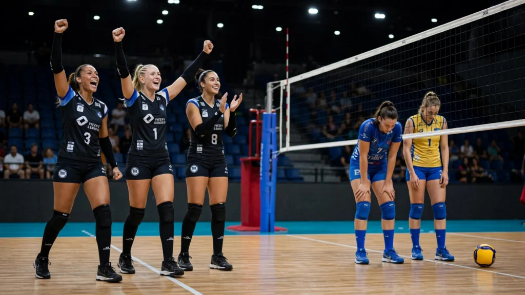 Pinheiros derruba Brusque em batalha de cinco sets e desencanta na Superliga
