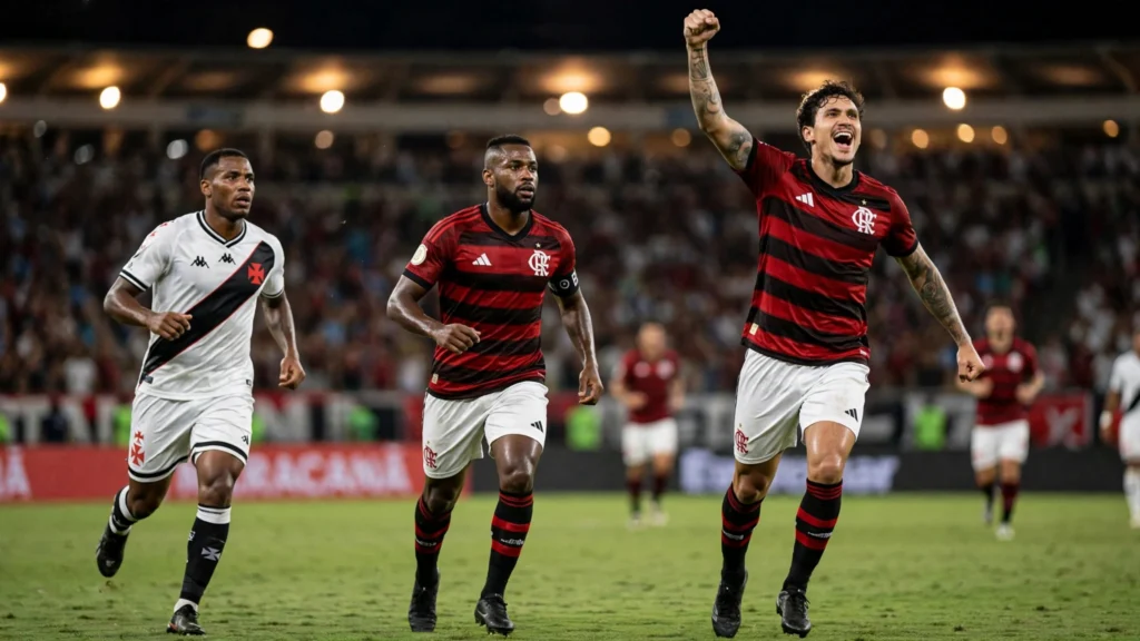 Pedro faz seis gols em clássicos e ameaça reinado de Bruno Henrique