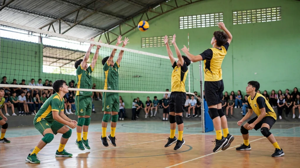 Anglo Acre supera Tiradentes e conquista terceiro título no vôlei escolar
